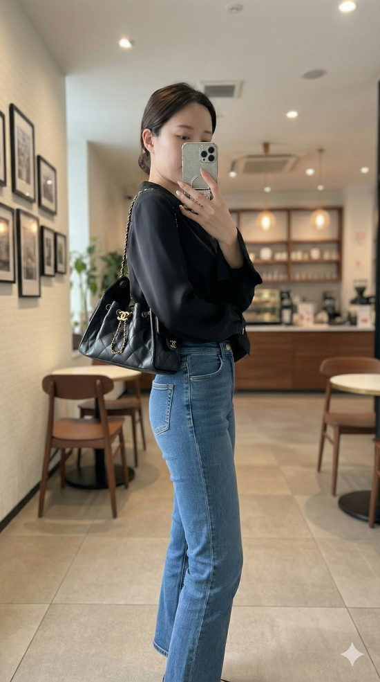 샤넬 25백 미니 카프스킨