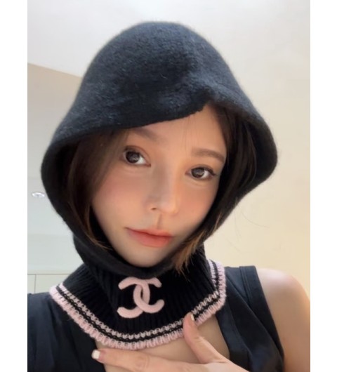 샤넬 25FW CC로고 캐시미어 바라클라바